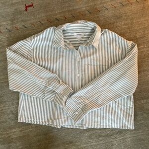 Madewell Cropped Button Down.